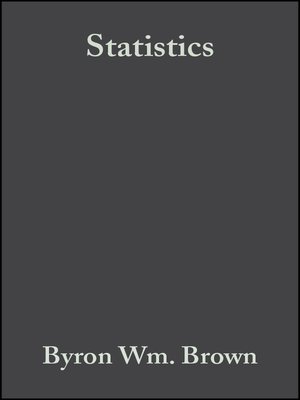 cover image of Statistics